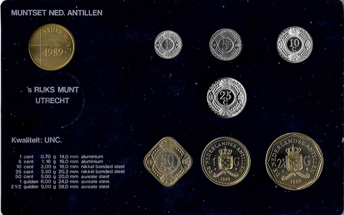 Nederlandse Antillen Muntset 1989